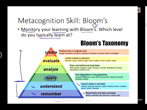 Metacognition Skills Learning to Learn