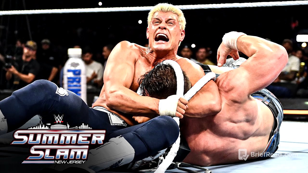 John Cena vs. Cody Rhodes | WWE Title Street Fight: SummerSlam 2025 highlights