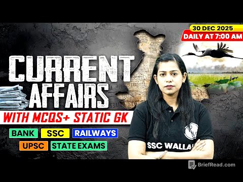 Current Affairs Today | 30 December Current Affairs 2025 | Daily Current Affairs | By Krati Mam
