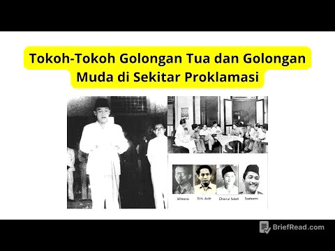 Tokoh Tokoh Golongan Tua dan Golongan Muda di Sekitar Proklamasi