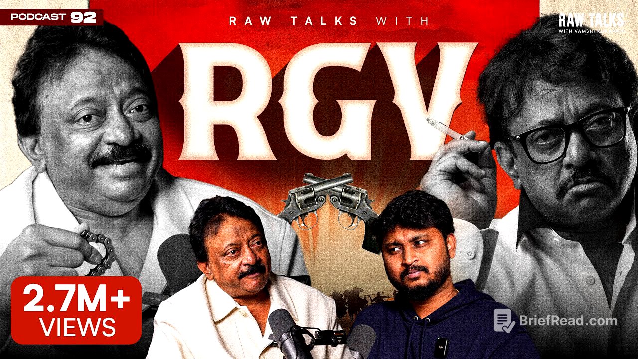 🔥🔥 EE SARI KONCHAM KOTHAGAAA!!! RGV ON Raw Talks With VK |Telugu Podcast EP - 92