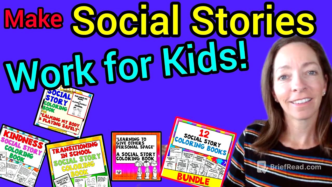 Tips on getting SOCIAL STORIES to work for Kids and 10 Different Stories to Help with Social Skills!