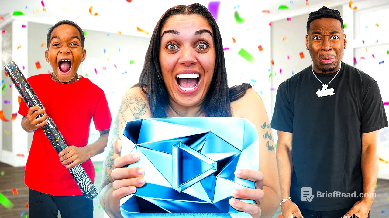 UNBOXING OUR DIAMOND PLAY BUTTON AWARD!