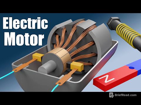How does an Electric Motor work?  (DC Motor)