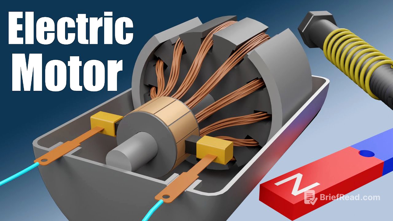 How does an Electric Motor work?  (DC Motor)