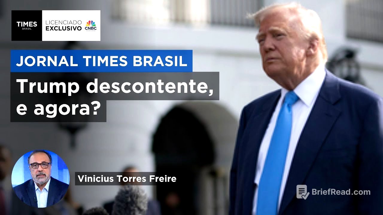 Trump reage a dados fracos e pressiona Fed por corte de juros; Vinicius Torres Freire detalha tensão