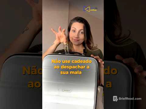 Não use cadeado na mala! Como PROTEGER sua mala no aeroporto #viagem #maladespachada #malademao