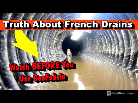 Truth about Geofabric Wrapped French Drains - Watch Before You Install a French Drain