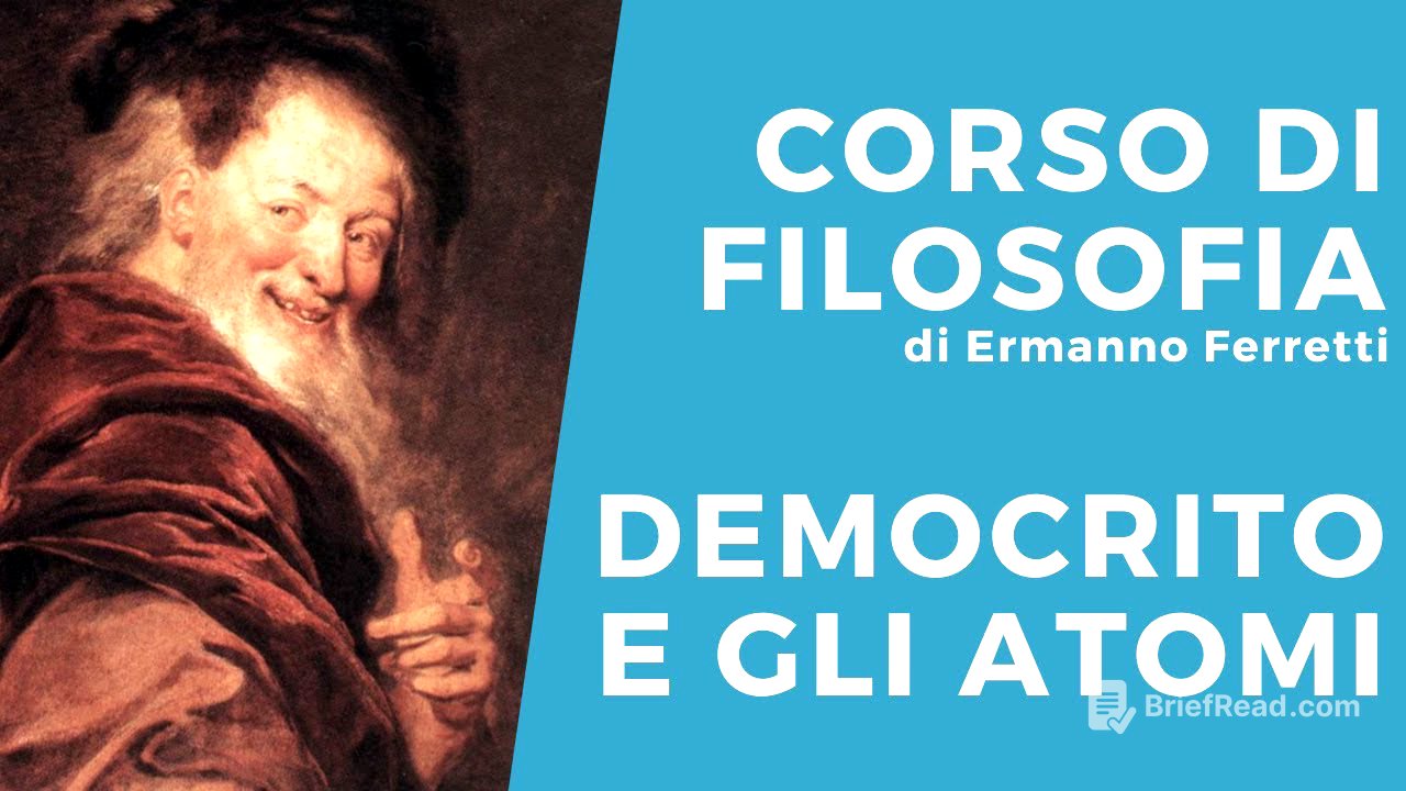 Democrito e gli atomi