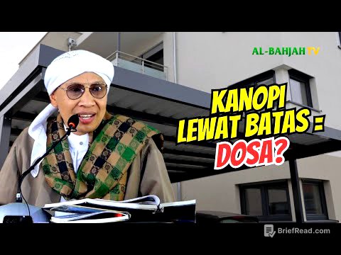 Hati-Hati‼️ Kanopi Rumah Melebihi Batas Bisa jadi Dosa? | Buya Yahya