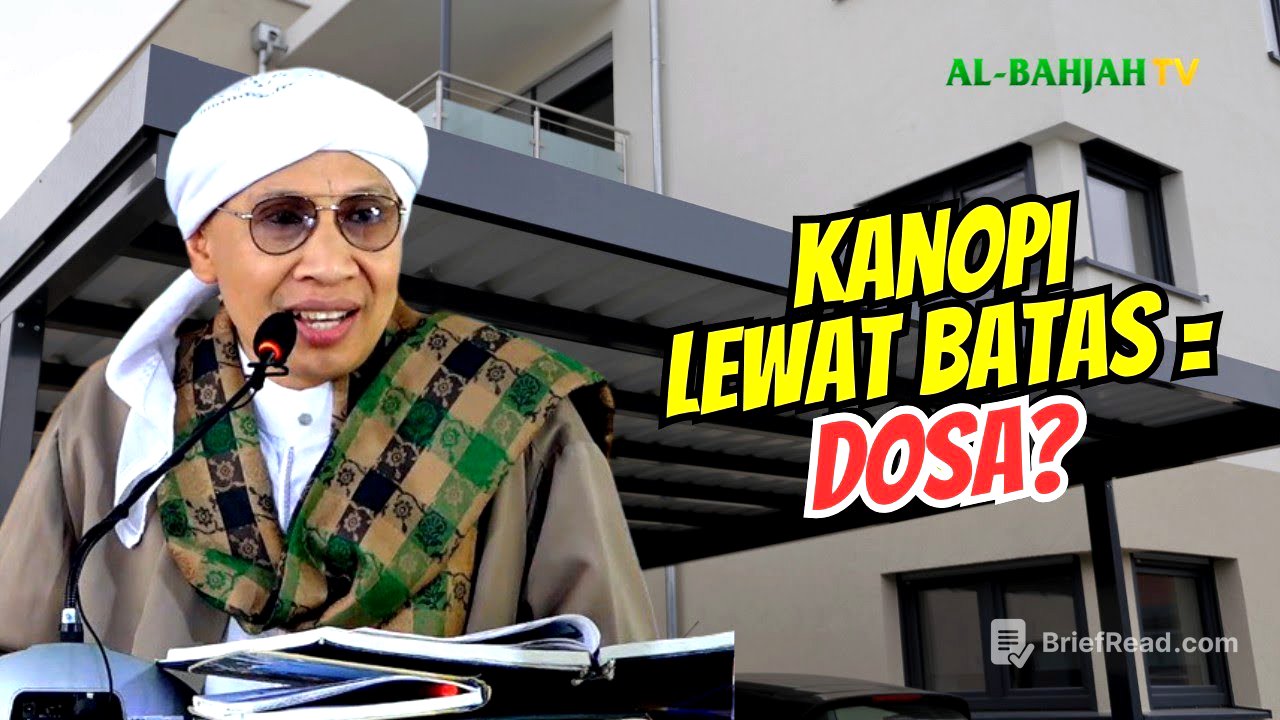Hati-Hati‼️ Kanopi Rumah Melebihi Batas Bisa jadi Dosa? | Buya Yahya