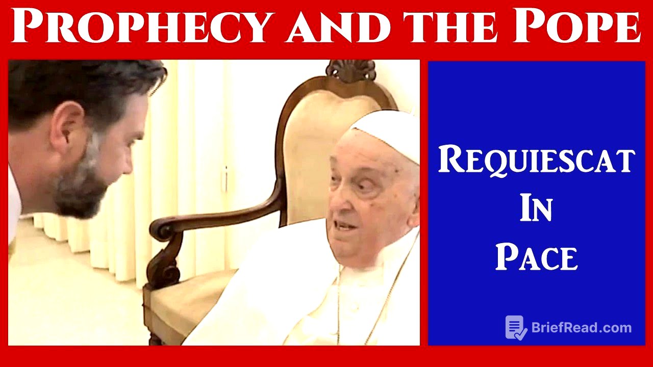 Prophecy and the Death of Pope Francis