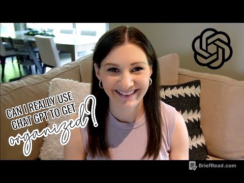HOW TO USE AI TO DECLUTTER YOUR HOME // Chat GPT Prompts to Get Organized, Organize Faster + Smarter