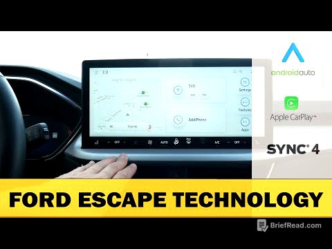 Sync4 in the Ford Escape 13.2" Screen | (2023-2025 models)