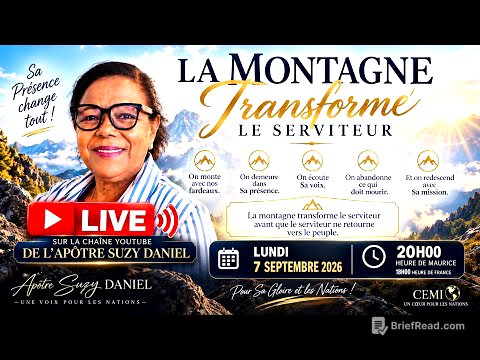 LA MONTAGNE TRANSFORME LE SERVITEUR Apôtre Suzy DANIEL
