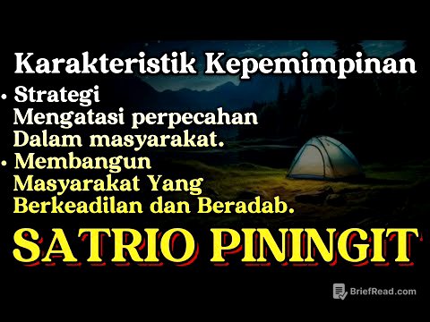 SATRIO PININGIT: Karakteristik Pemimpin yang Menginspirasi