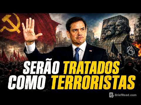 AGORA: MARCO RUBIO LANÇA AÇÃO CONTRA A EXTREMA-ESQUERDA