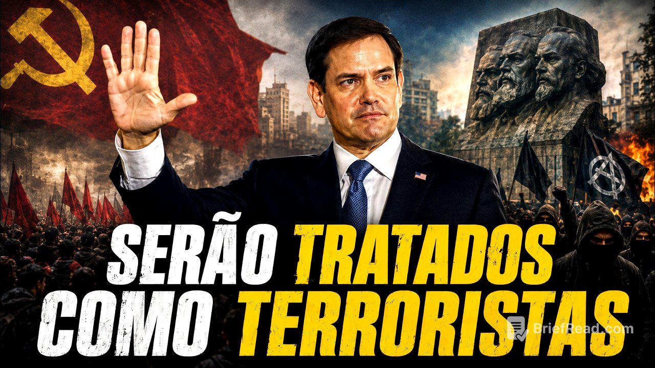 AGORA: MARCO RUBIO LANÇA AÇÃO CONTRA A EXTREMA-ESQUERDA