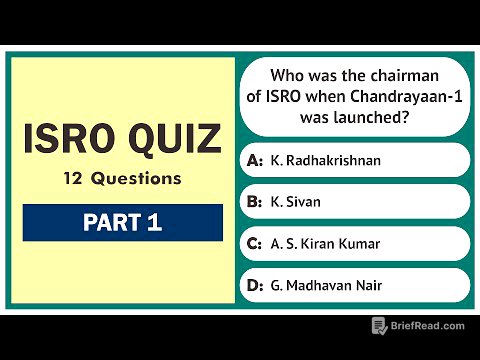 ISRO Quiz - Part 1/10 | 12 Questions | Indian Space Research Organisation | India GK Quiz