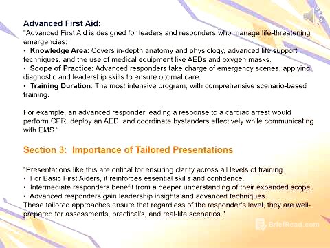 01 Uni Life First Aid introduction information 2025