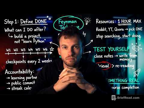 How to Teach Yourself Anything (The Self-Study Blueprint)