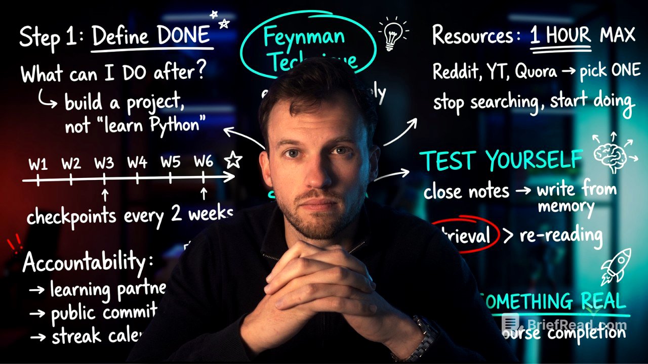 How to Teach Yourself Anything (The Self-Study Blueprint)
