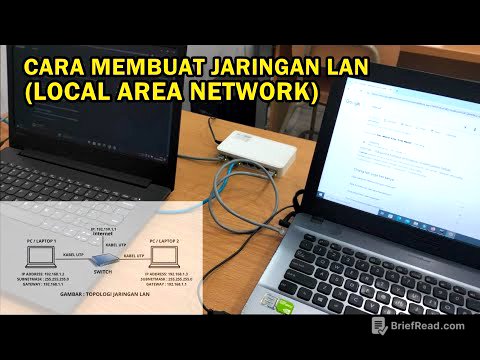 TUTORIAL - CARA MEMBUAT JARINGAN LAN DI RUMAH ATAU KANTOR