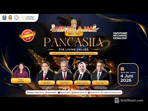 ASN Belajar Seri 18 | 2026 - Pancasila The Living Values: ASN Menjaga Harmoni, Menguatkan Negeri