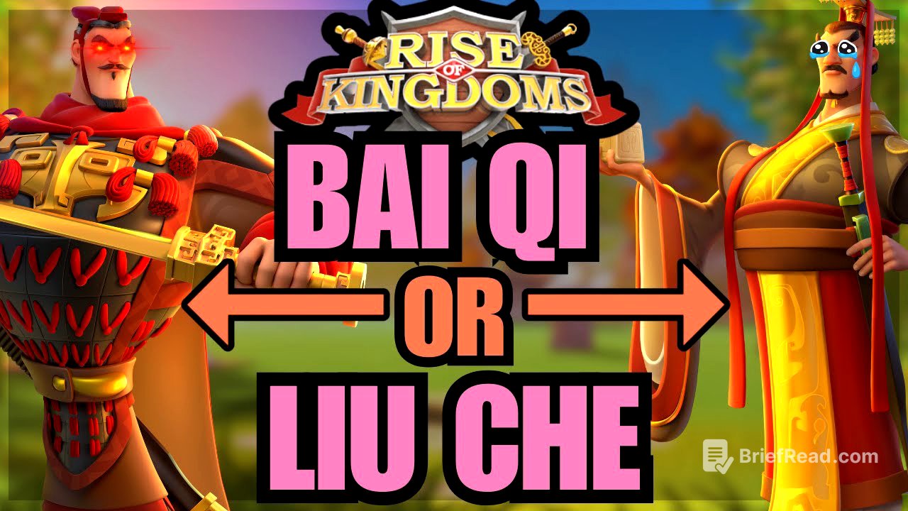 Should YOU Invest in Bai Qi or Liu Che? WHO is the BEST for F2P? Rise of kingdoms