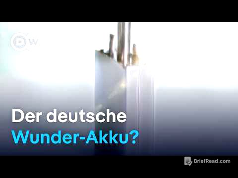 Deutsches Startup will mit Feststoffbatterie die chinesische Konkurrenz schlagen | DW Nachrichten