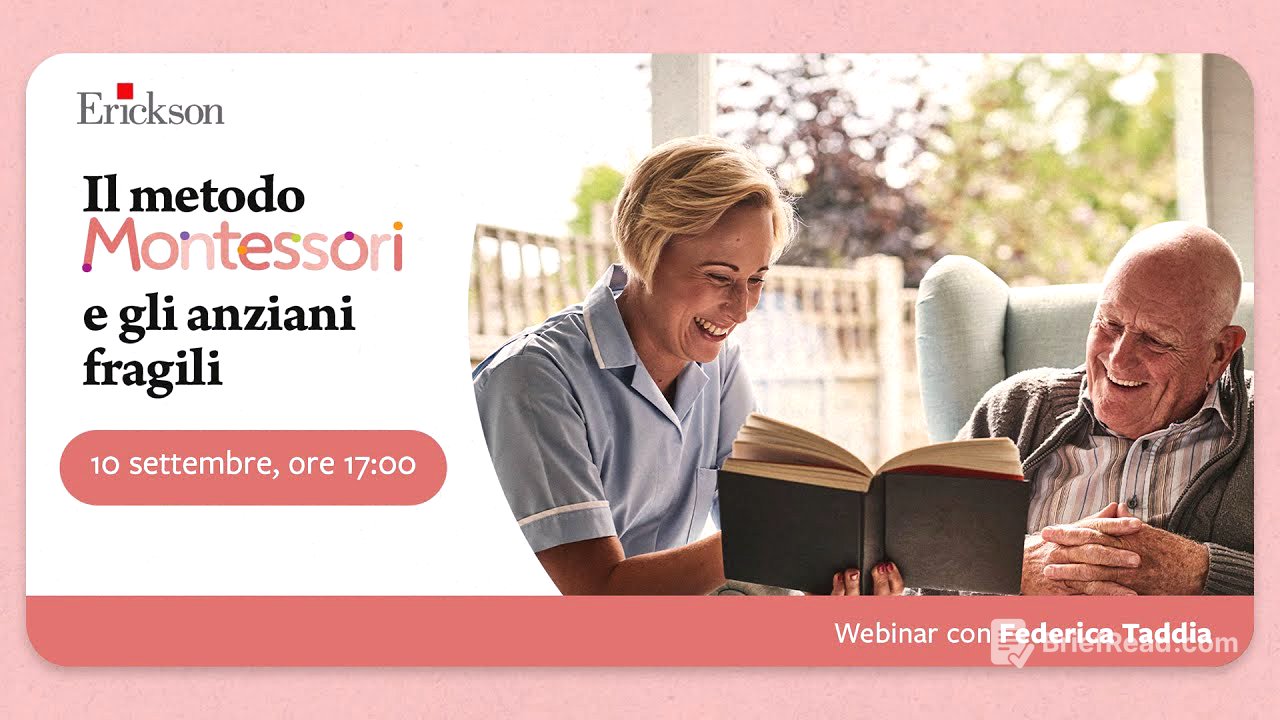 Il metodo Montessori e gli anziani fragili