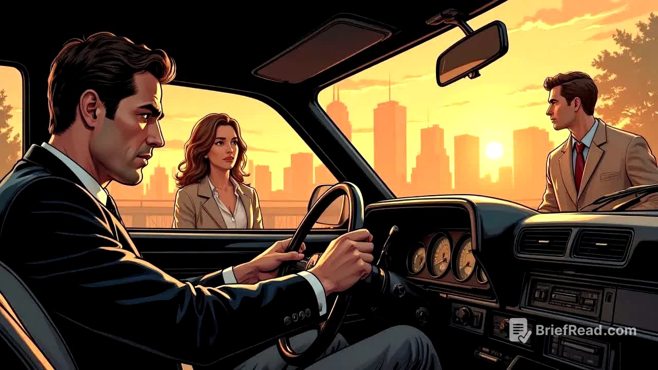 Pasé en coche y vi a mi esposa con un hombre  Ella me vio y se puso pálida  El hombre le pregunt