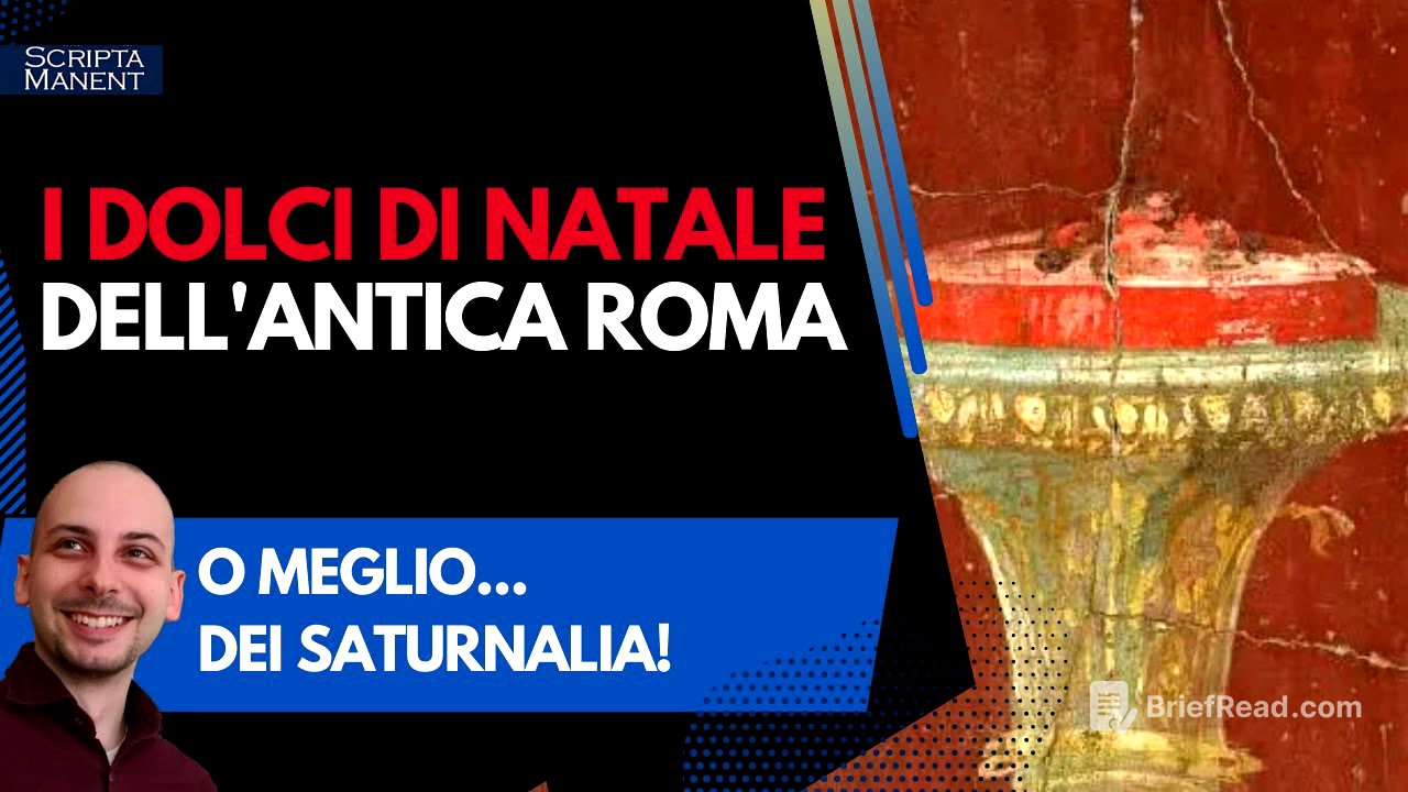 I dolci di Natale dell'antica Roma. O meglio... dei Saturnalia!
