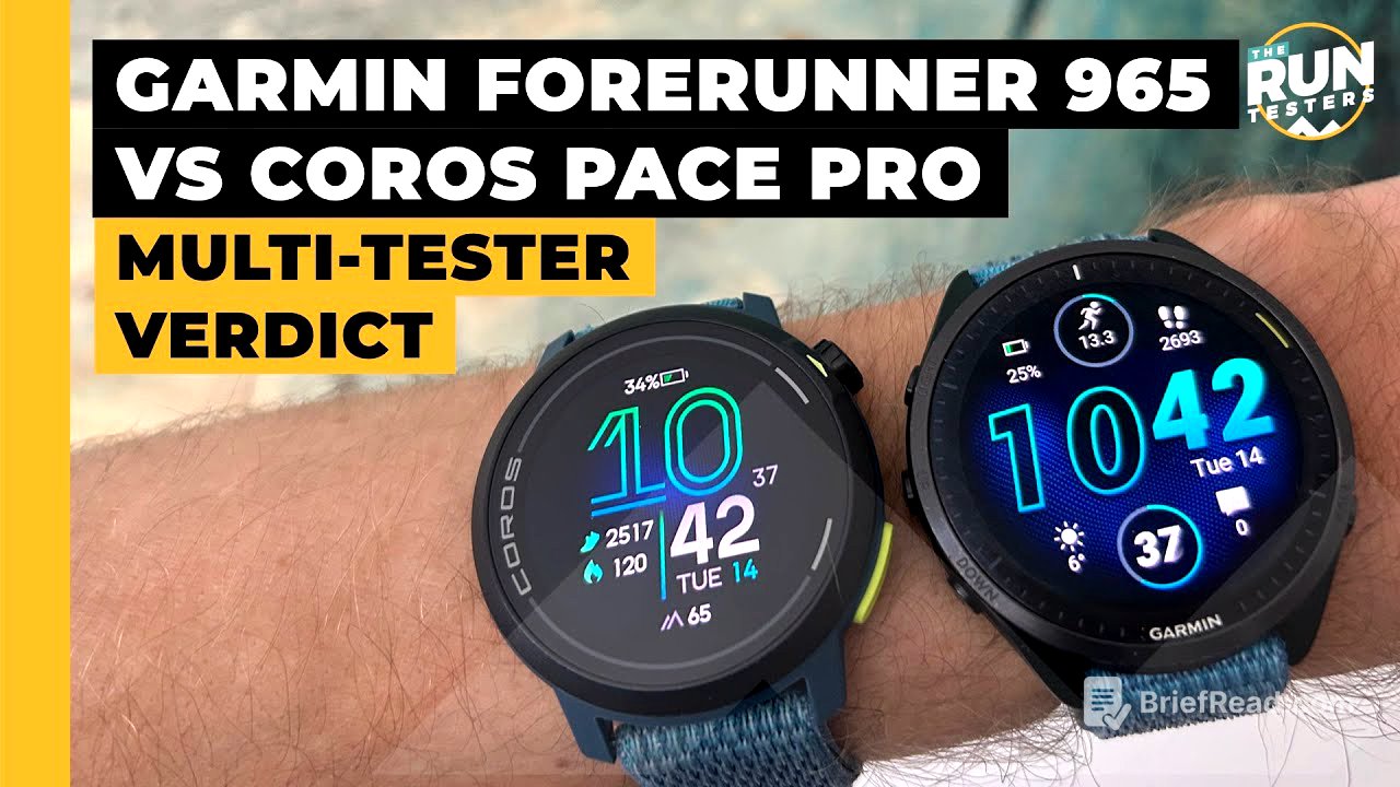 Garmin Forerunner 965 vs Coros Pace Pro: Three runners pick between two top sports watches