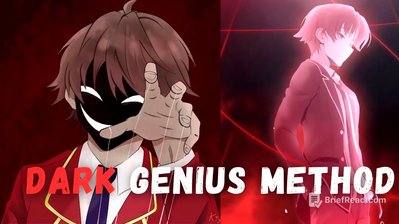 Project WHITE ROOM:The Illegal Method to Build a Genius Mind Like Ayanokoji (The Full Protocol)