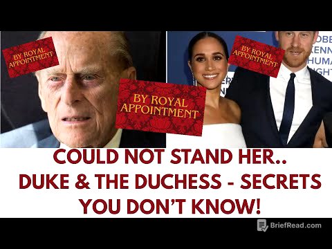 DUCHESS & THE DUKE " COULD NOT STAND HER" THE STORY YOU DON'T KNOW" #meghan  #royal #princeharry