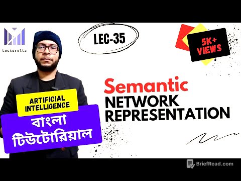 (Lec-35) Semantic Network Representation - Part 2 | AI বাংলা টিউটোরিয়াল
