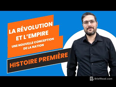 [Histoire 1ere] La Révolution et l'Empire, une nouvelle conception de la Nation - cours complet