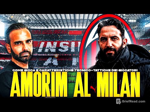 COME GIOCHERÀ IL MILAN DI AMORIM | Analisi completa e studio caratteristiche giocatori e funzioni 