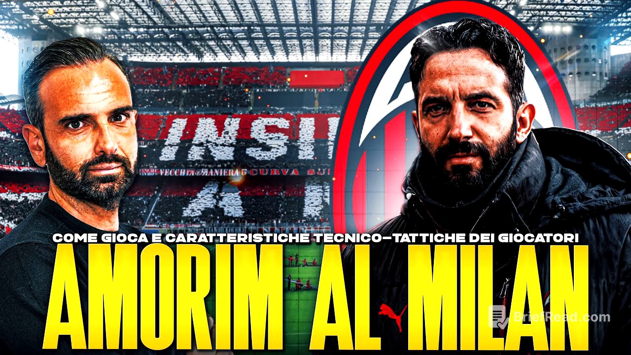 COME GIOCHERÀ IL MILAN DI AMORIM | Analisi completa e studio caratteristiche giocatori e funzioni 