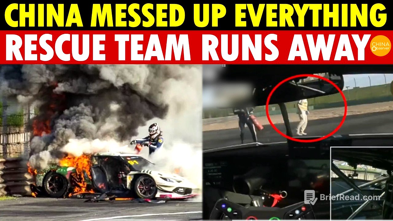 China GT’s Most Embarrassing Moment: 3 Cars Crash, Rescue Team Runs Away, Ambulance Driver Sleeps