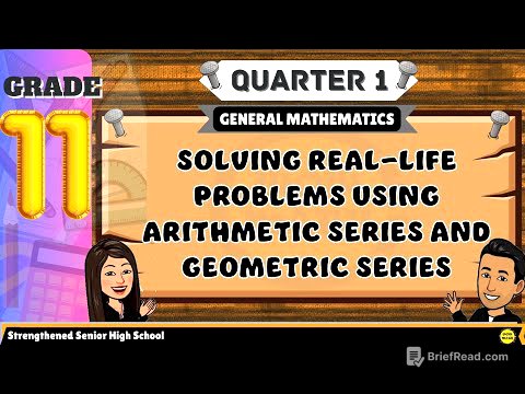 SOLVING REAL-LIFE PROBLEMS USING ARITHMETIC SERIES AND GEOMETRIC SERIES