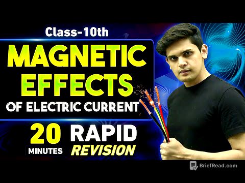Magnetic Effects of Electric Current in 20 Minutes🔥| Class 10th | Rapid Revision | Prashant Kirad