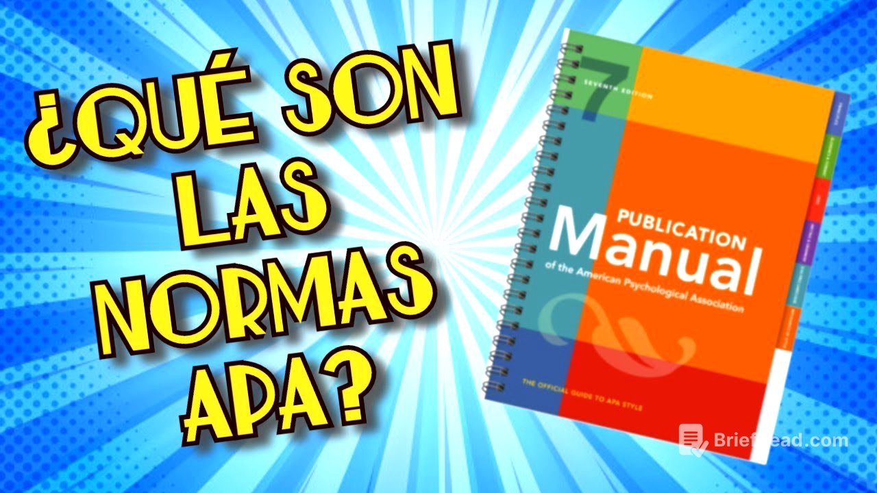 ¿Qué son las Normas APA y para qué sirven? (7ma edición)