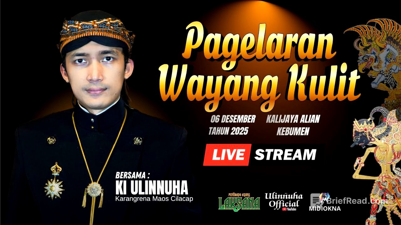 LIVE PAGELARAN WAYANG KULIT KI DALANG ULINNUHA DI KALIJAYA ALIAN KEBUMEN