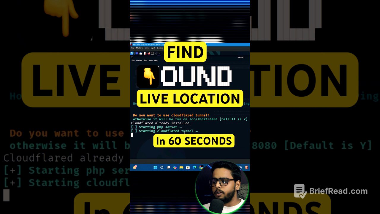 Find Anyone’s Real-Time Location from Kali Linux in 60 Seconds #shorts #viralvideo #trending #cyber