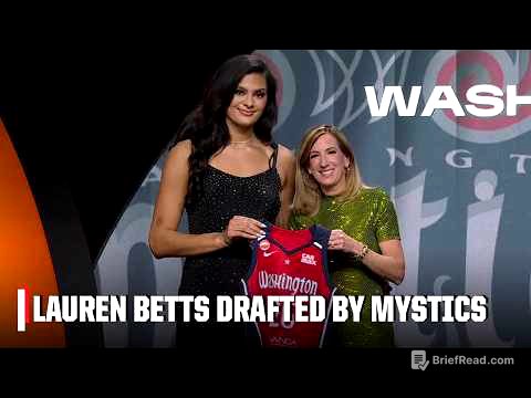 Washington Mystics select Lauren Betts with 4th pick | 2026 WNBA Draft