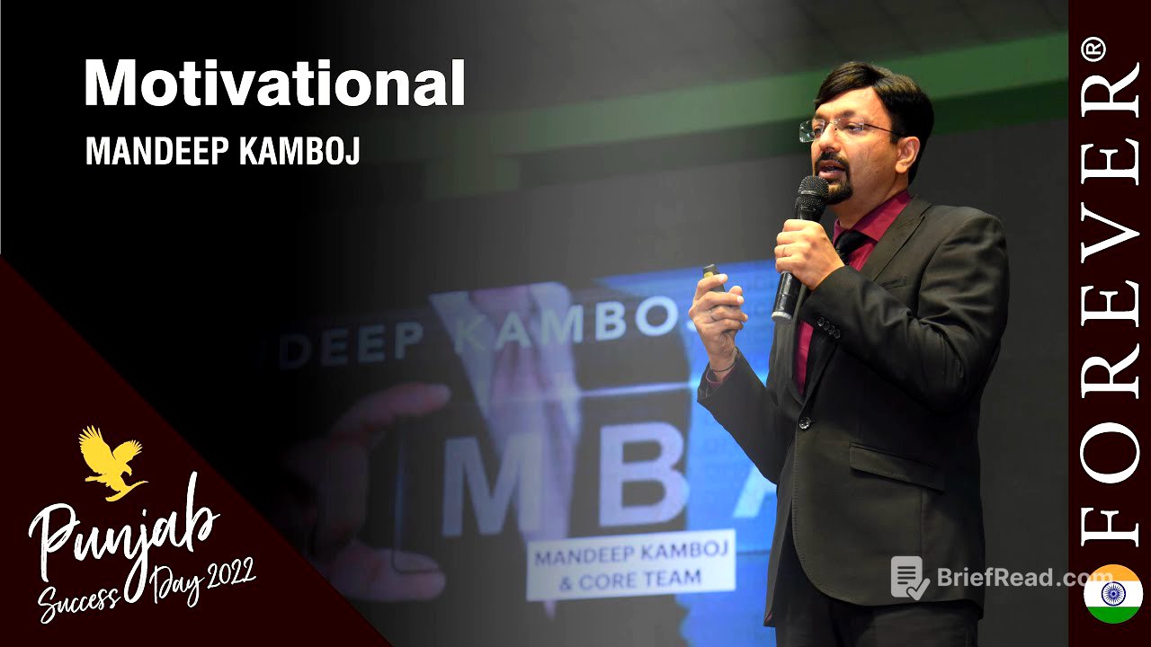 Motivation by Mandeep Kamboj | Punjab Success Day August 2022 | Forever Living India