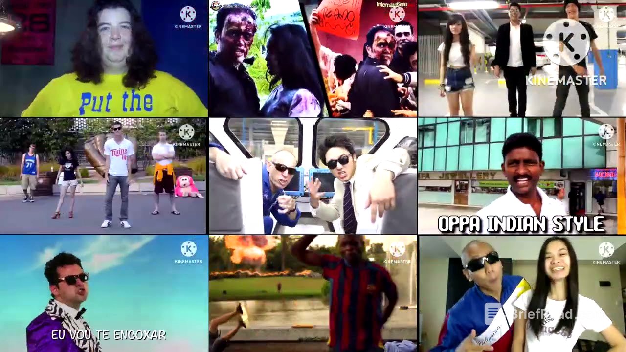 9 Gangnam Style Parody Mashup Full Version V3