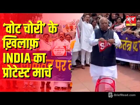 SIR’s Fight Moves from Parliament to Streets | INDIA Bloc Protest in Delhi